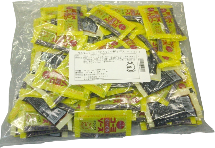 ウスターソース(こいくち)小袋 8g(100入)