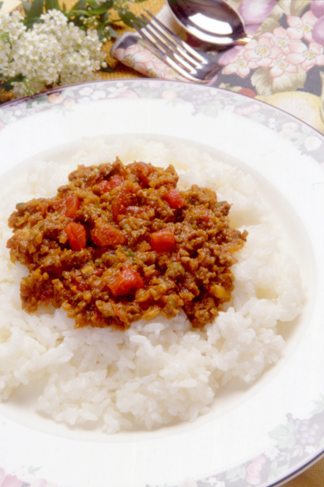 野菜入りドライカレー