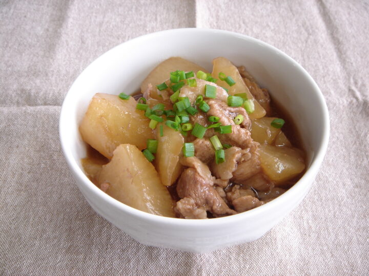 大根と豚肉のオイスターソース煮