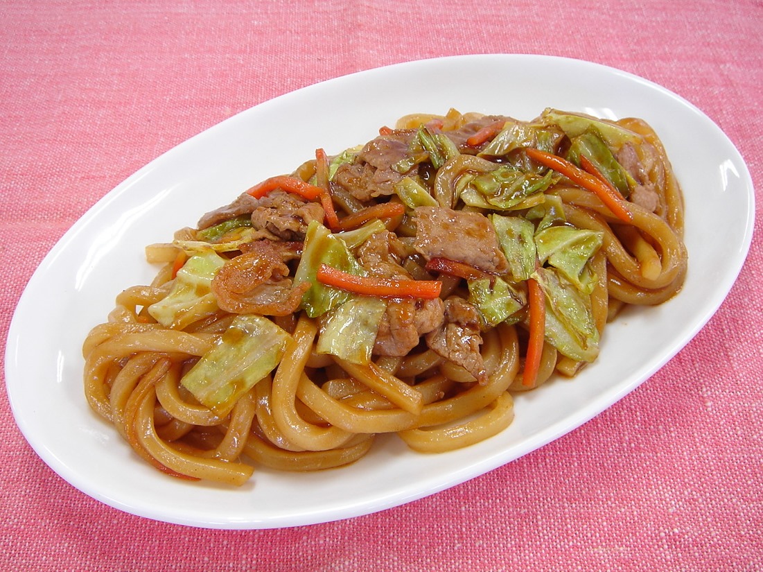 塩分ひかえめソース焼きうどん