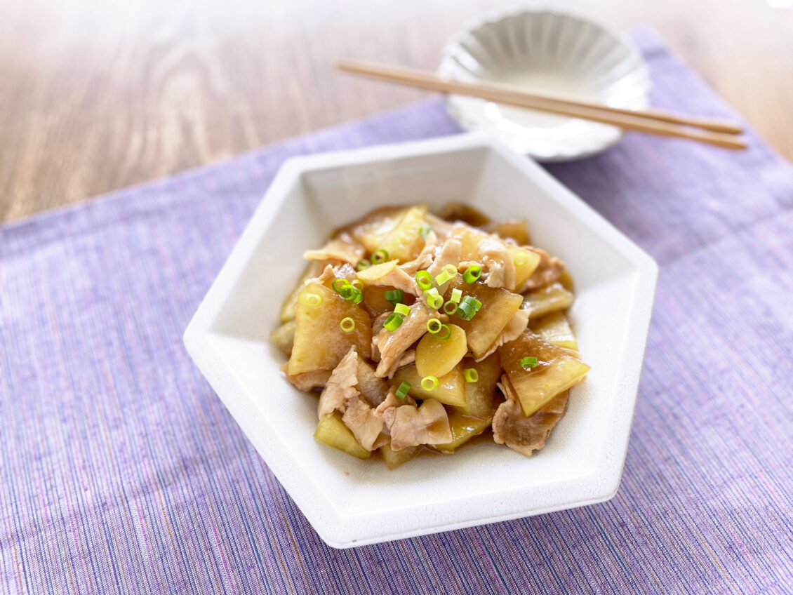 とうがんと豚肉の炒め煮