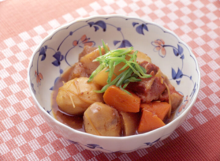 豚肉と野菜のごまみそ煮