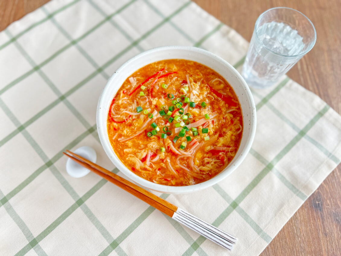 かに玉風チリラーメン