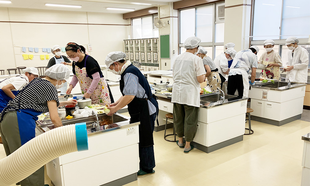 名古屋市瑞穂区のコーミ食育講座の様子