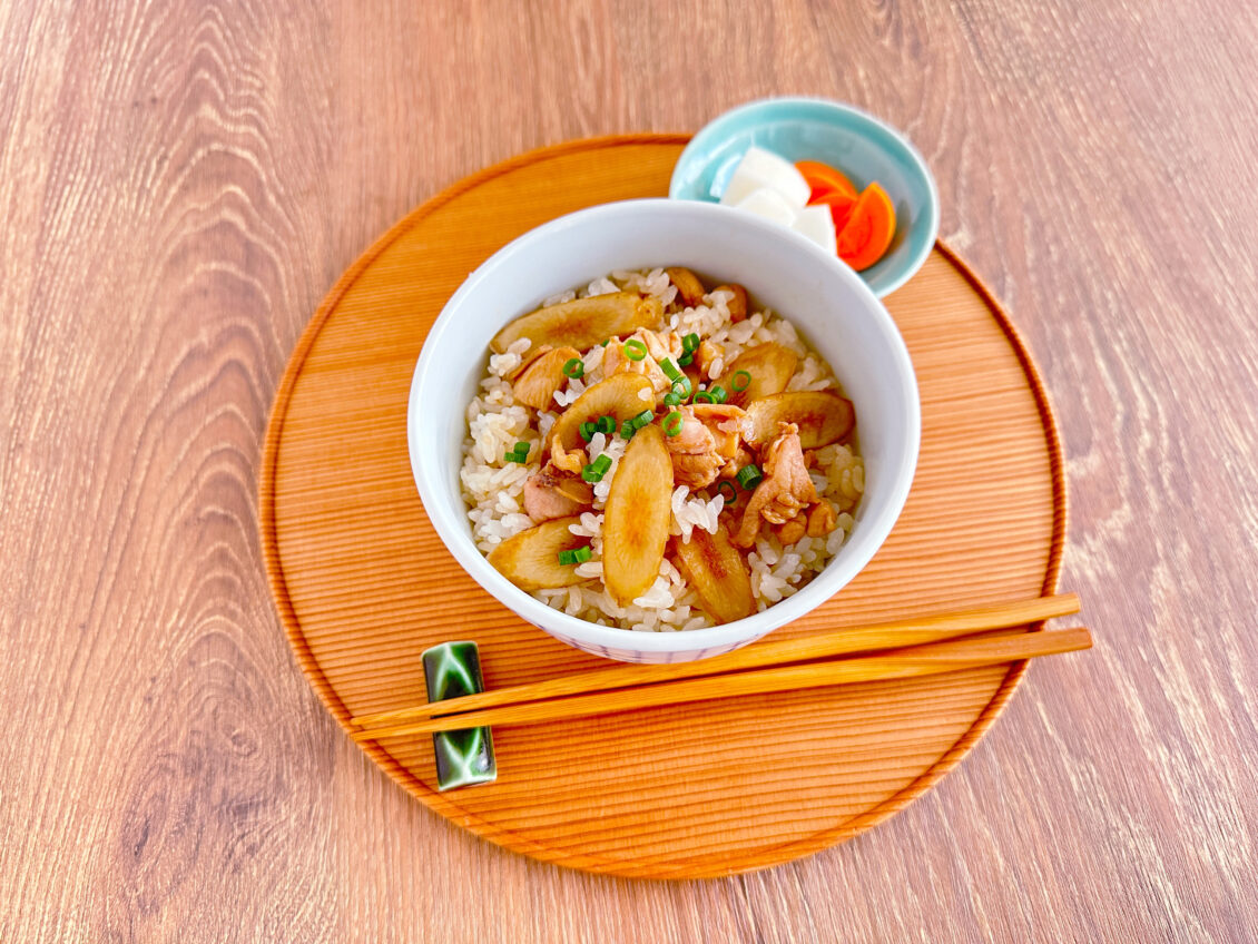 鶏ごぼう混ぜご飯